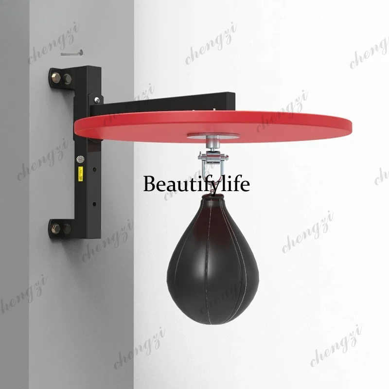 Wall-mounted boxing speed ball rack Adjustable height Hanging pear ball rack Reaction vent ball rack