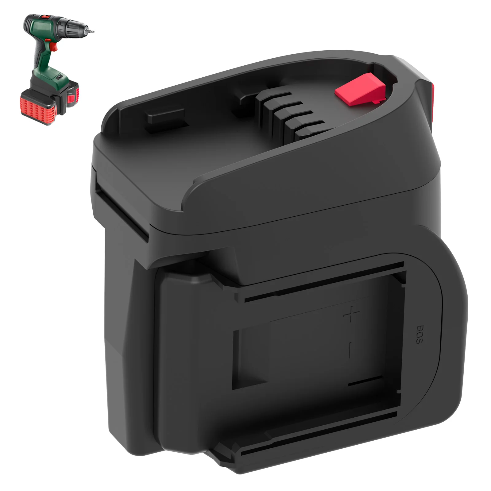 

2-in-1 Battery Adapter Converter for 2Packs for Bosch 18V GBA Batteries Convert To Work for Bosch PBA Series Cordless Power Tool