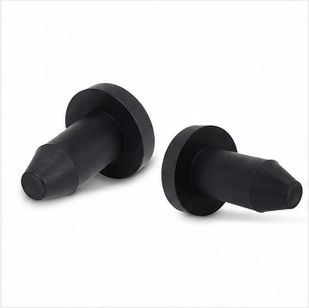 2Pcs Flexible Rubber Kayak Scupper Plug Set Drain Hole Stopper for Canoe Boat Hull Waterproof Leak Proof Quick Release