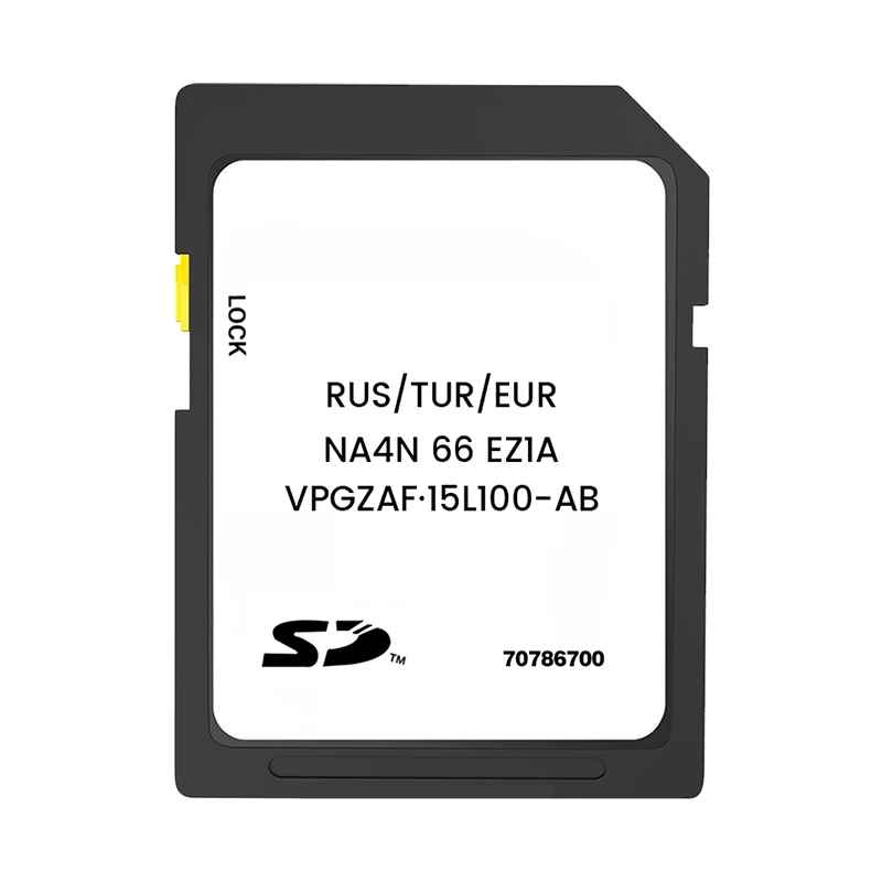 Carte SD pour Fiat 124 Spider NA4N66EZ1A SAT NAV, mise à jour du royaume-uni et européen 2022