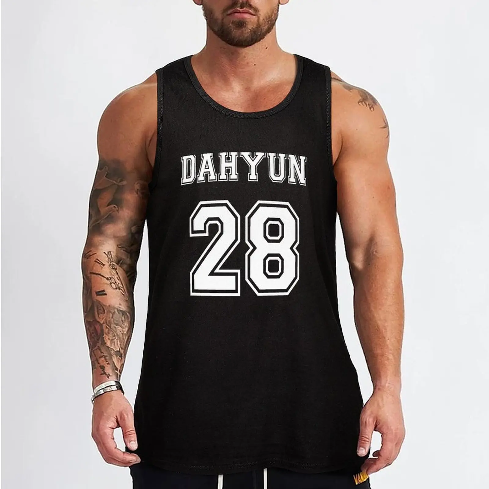 Kim Dahyun, #28 Tank Top Muscle fit cotton t-shirts man clothes for men