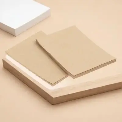 50 قطعة قرطاسية عتيقة من ورق الكرافت قرطاسية لطيفة للكتابة مكتب كاكي