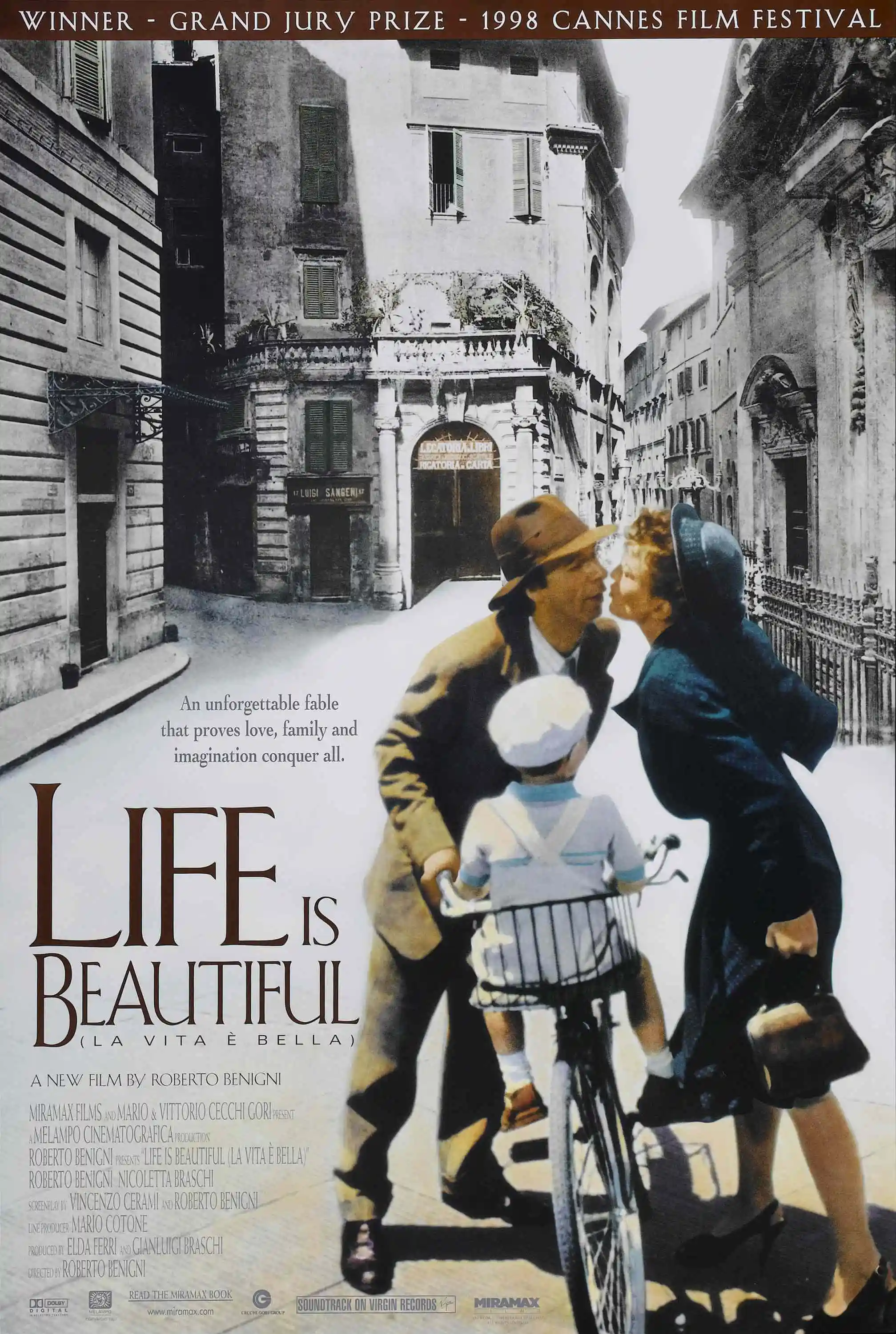 Movie La vita è bella (1997) Life Is Beautiful Poster Wall Art Home Decor Painting Calligraph