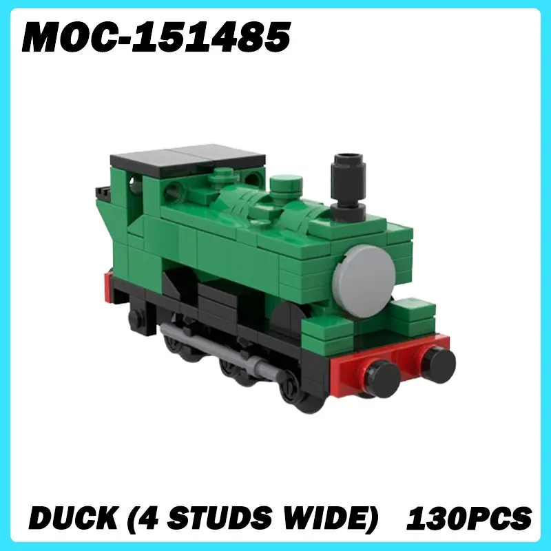 

MOC-151485 Mini Train Series Green Duck (4 studs wide) Collectible Education Model Brick Puzzle Toy Birthday Gifts 130PCS