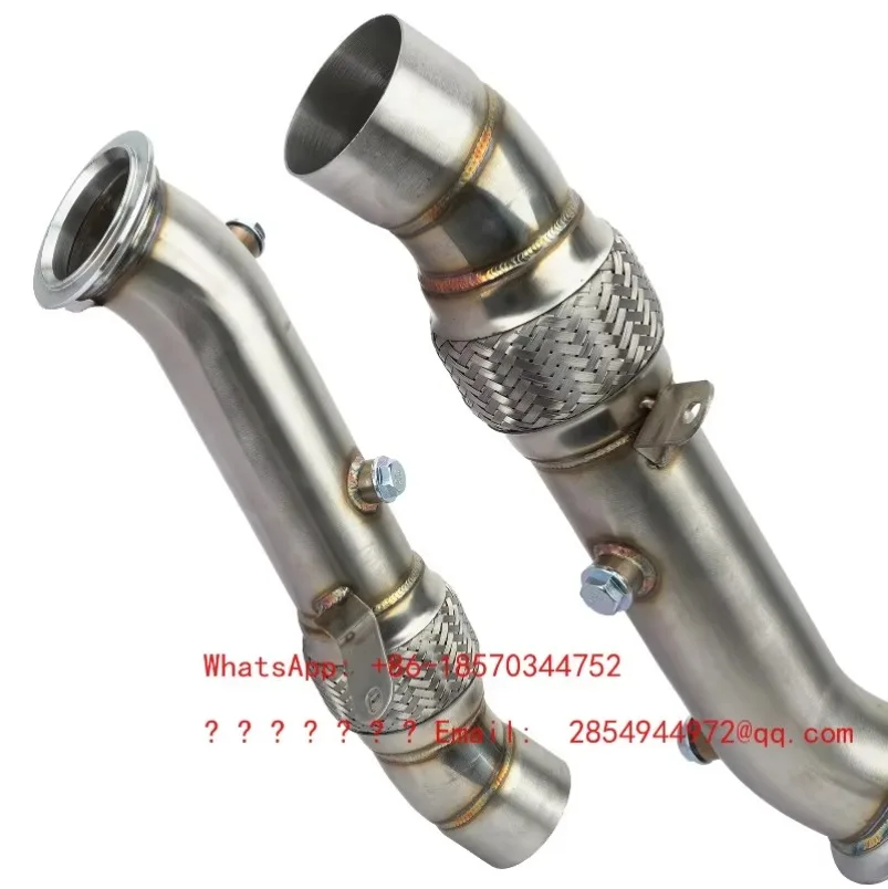 2027  N55 Engine Exhaust Downspout Suitable for 535i F10 640i 740Li Car Modification Exhaust Manifold Turbine Lower Exhaust Pipe