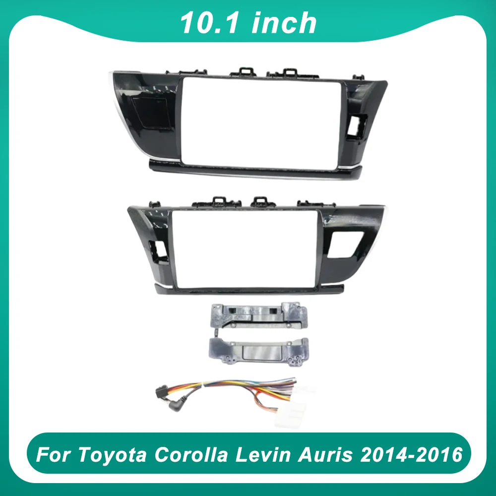 

Для Toyota Corolla Levin Auris 2014-2016 (10,1 дюйма) автомобильный радиоприемник Fascias Android MP5 стереоплеер 2 Din головное устройство панель приборная панель