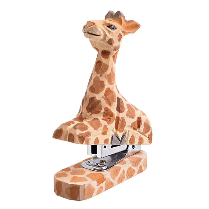 Portable Kids Stapler Cartoon Animal Shape Desk Stapler For Kids Decorative Creative Desktop Ornaments Stapler For Files