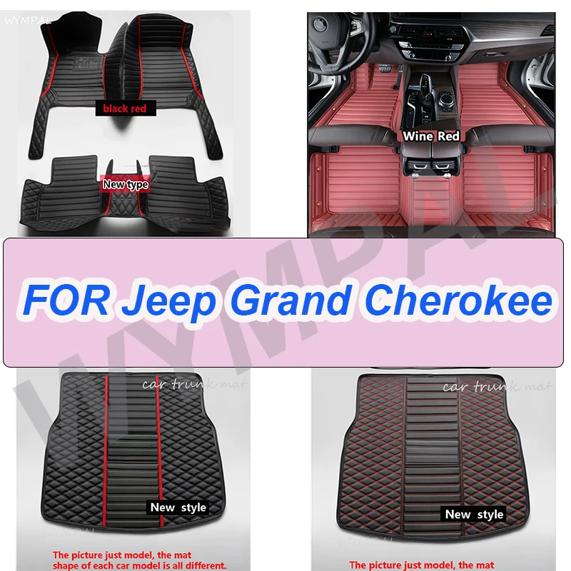 

LUXURY Car floor mats for Jeep Grand Cherokee WK WK2 2011 2012 2013 2014 2015 2016 2017 2018 2019 2020 2021 2022 Custom auto
