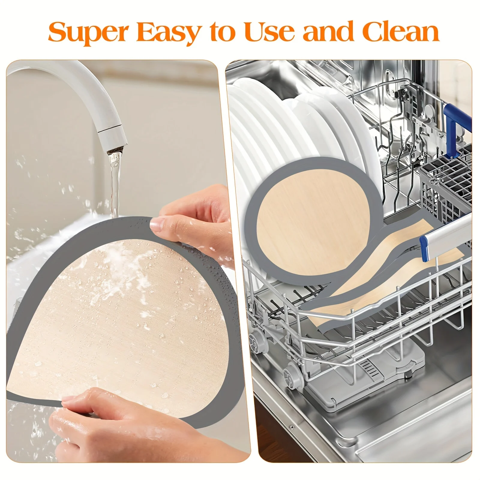 وسادة خبز من السيليكون مناسبة للجزء السفلي المسطح الربيعي، تمنع الكيك من الالتصاق إلى الجزء السفلي والجانبين، سهلة التنظيف