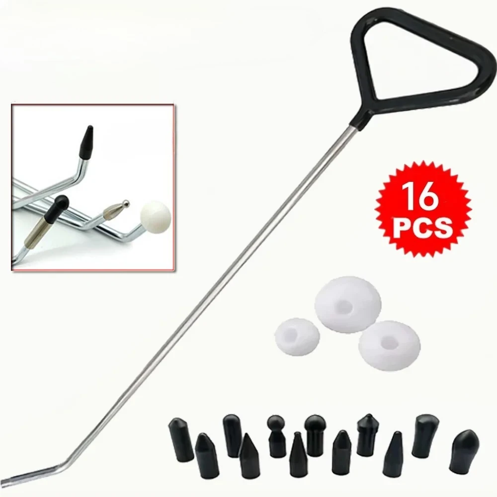 

Dent Repair Hooks Push Rods with Taper Heads Relacement Repair Kits for Car Body Dents and Hail Damage Removal