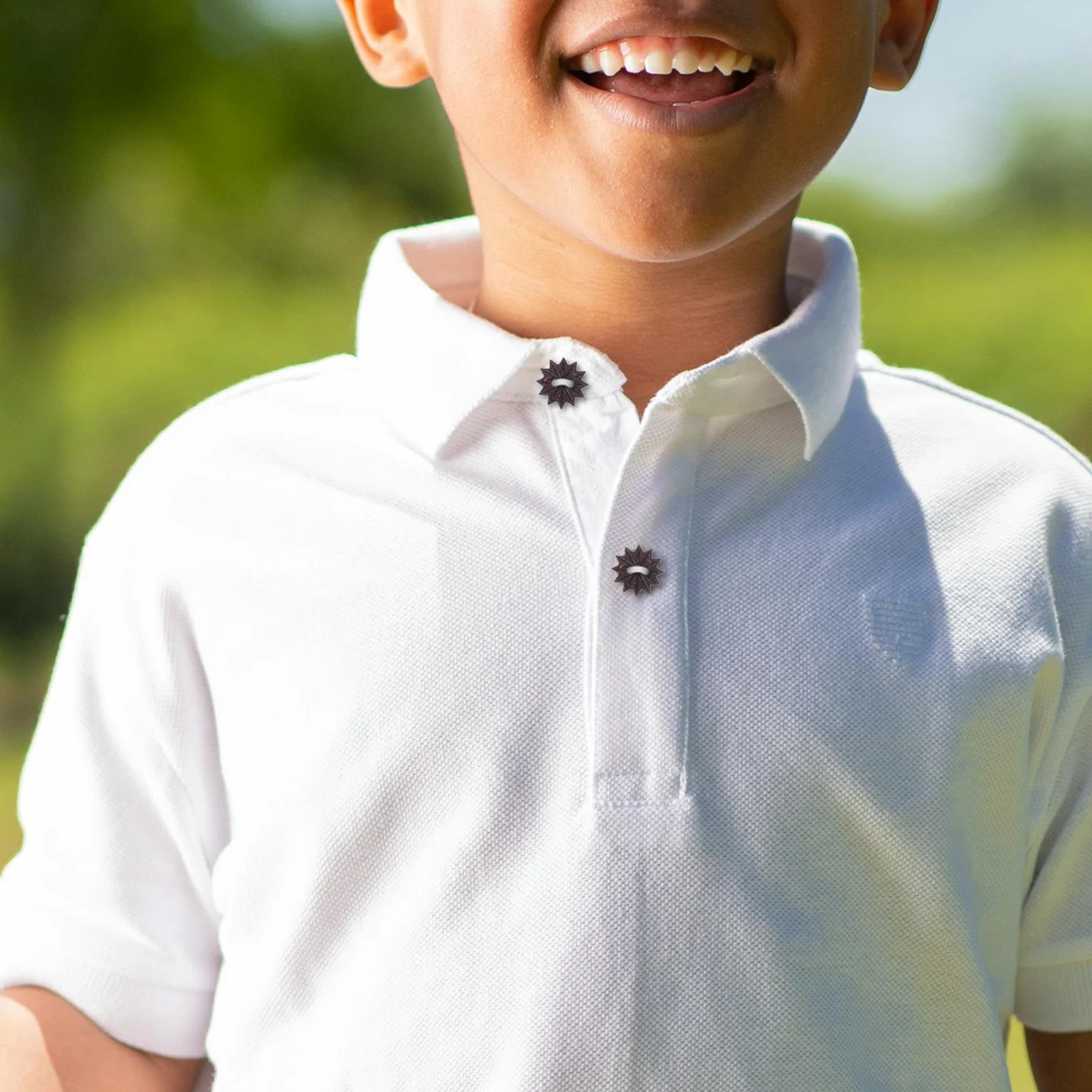 

120Pcs Vintage Dual Hole Wooden Flower Sewing Buttons for Scrapbooking DIY Craft Clothing Decoration Flower Wood Buttons