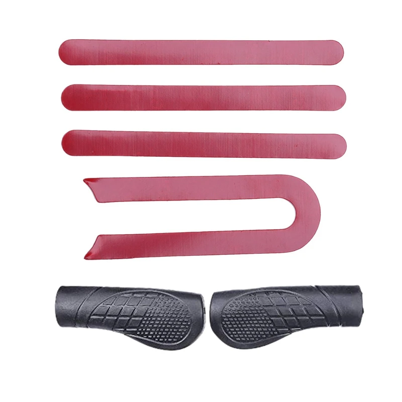 

6 Pcs Accessories: 4 Pcs Tyre Cover Protective Shell Reflective Sticker & 2 Pcs Electric Scooter Handlebar Accessories