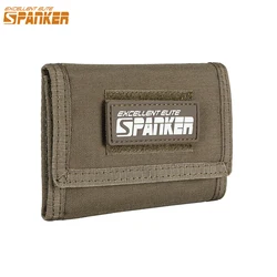 Excelente ELITE SPANKER-cartera táctica EDC para hombre, bolsa para tarjetas de identificación, soporte para tarjetas bancarias, portátil