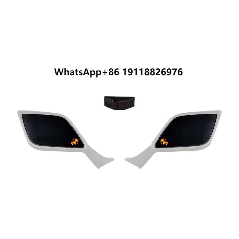 

Customizable Motorcycle Radar Blind Spot Detection Mirror HD INDIAN GL1800 R1250GS/RT K1600 Vespa NSS350 Plastic Aluminum
