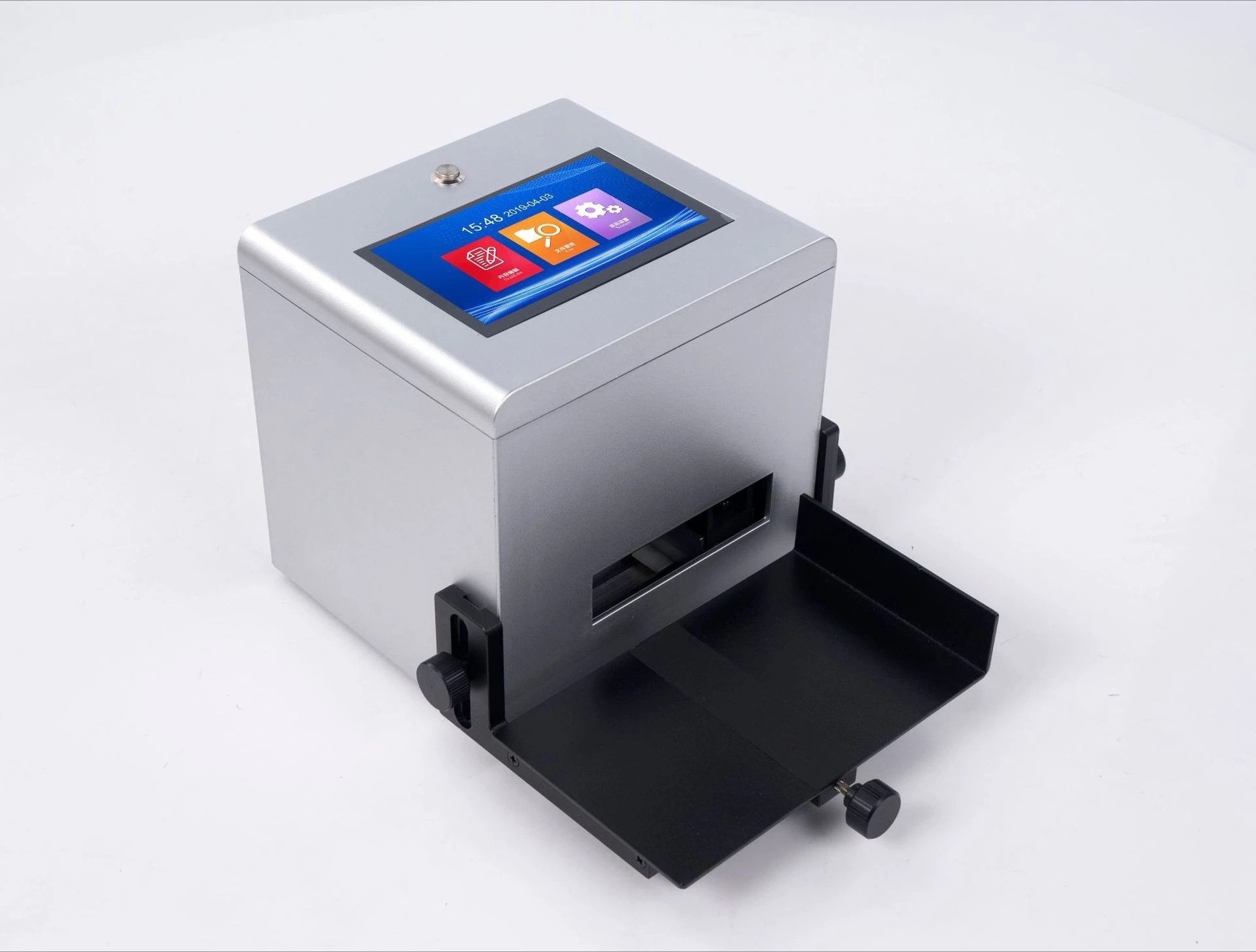desktop waterline-free manual semi-automatic inkjet printing static coder inkjet printer