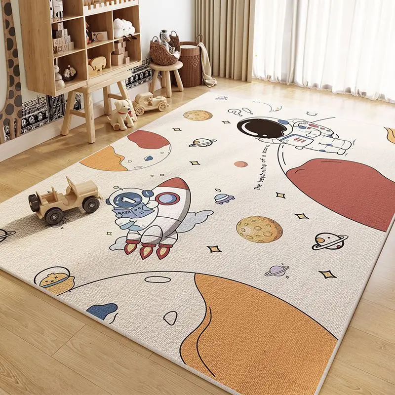 Cartoon early education children carpet living room dirt resistant easy to take care of soundproof sofa coffee table carpet home