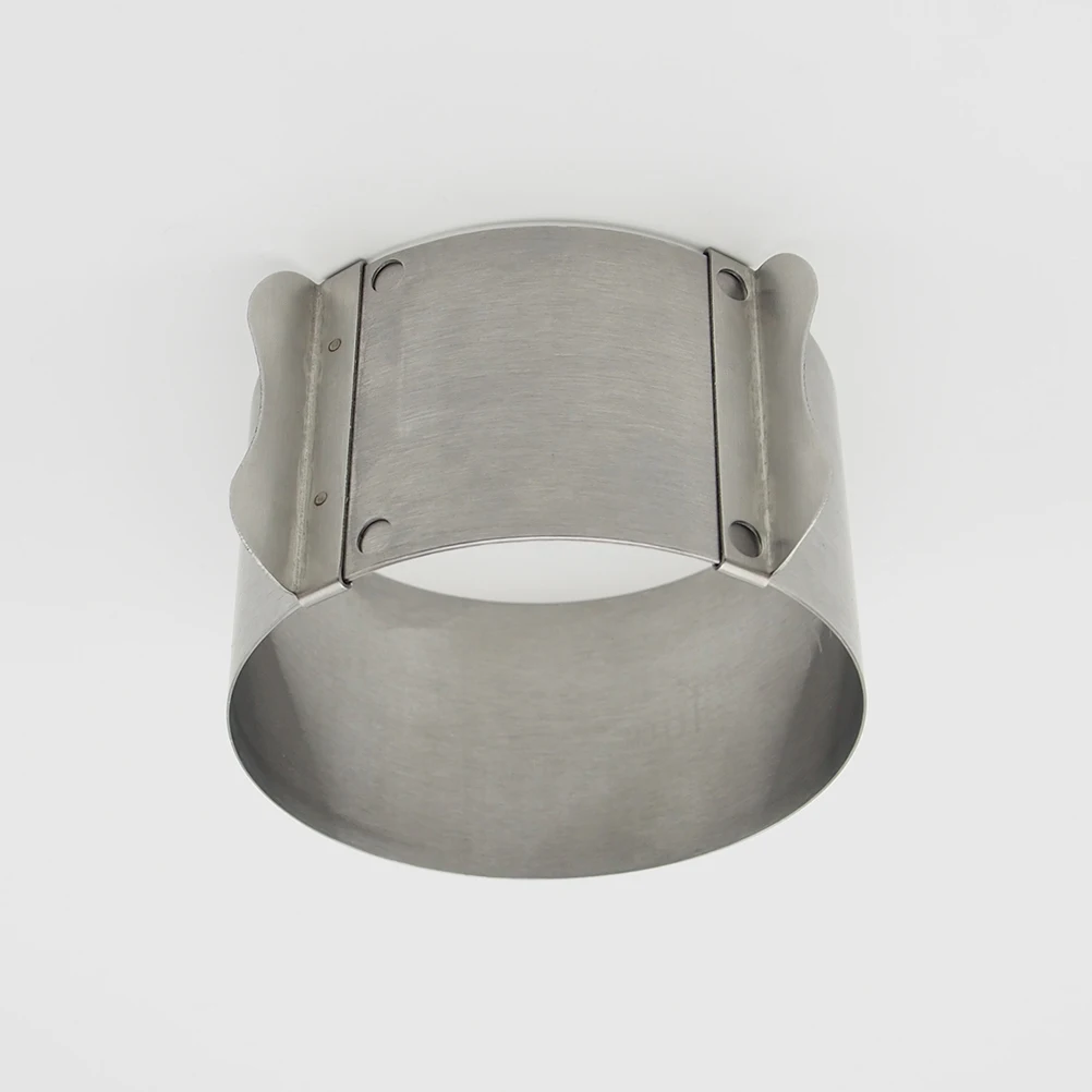 

2Pcs Stainless Steel Mousse Cutter Adjustable Round Shape Cake Mold Chocolate Baking Mold Kitchen Tool for DIY Pastry Cookie