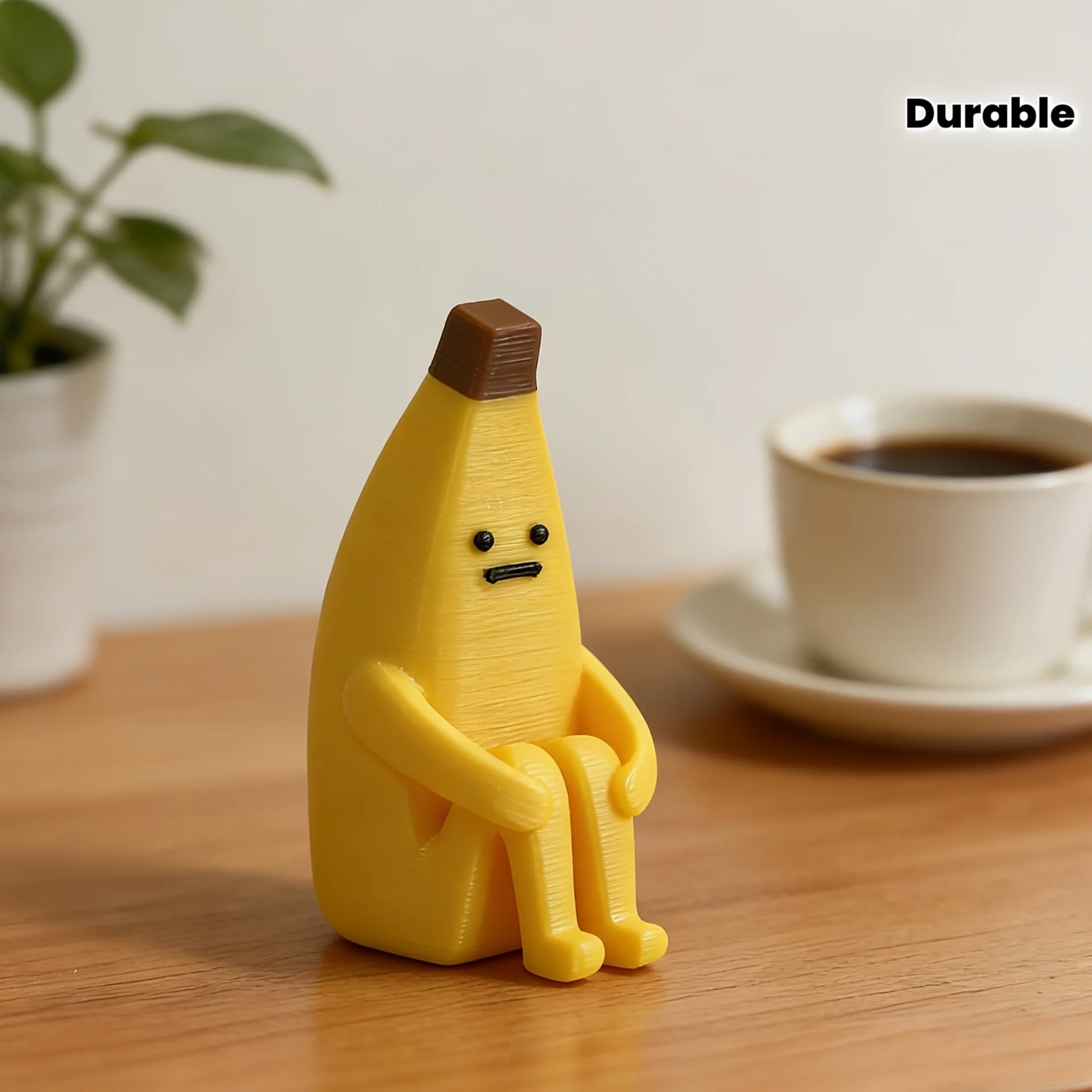 1 Pezzo Ornamento da Tavolo a Forma di Banana Ansiosa | Decorazioni Creative per Casa, Ufficio e Auto, Ideali per Regali Quotidiani, di Capodanno e Anniversario