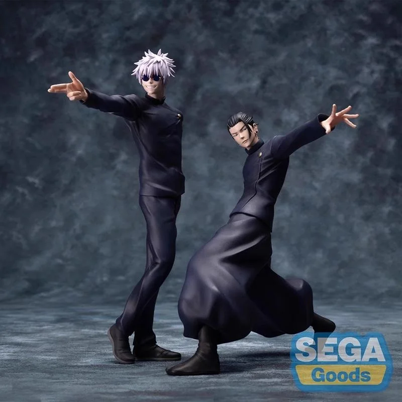 

In Stock Jujutsu Kaisen 18cm Gojo Satoru Geto Suguru Pvc Figure Ornament Desktop Decoration Collection Gift Toy