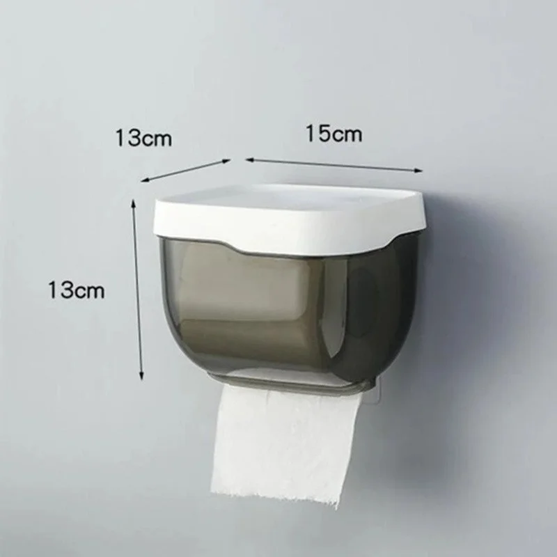 1PC Waterproof Toilet Water Dispenser Toilet Paper Holder Bathroom Tissue Box with Top Storage Table Wall Paper Storage Box