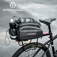 OFFBONDAGE Hard Shell Bike Trunk Bag Large Capacity Bike Shoulder Bag Waterproof Bike Rear Seat Rack Bag For MTB Cycling E-Bike
