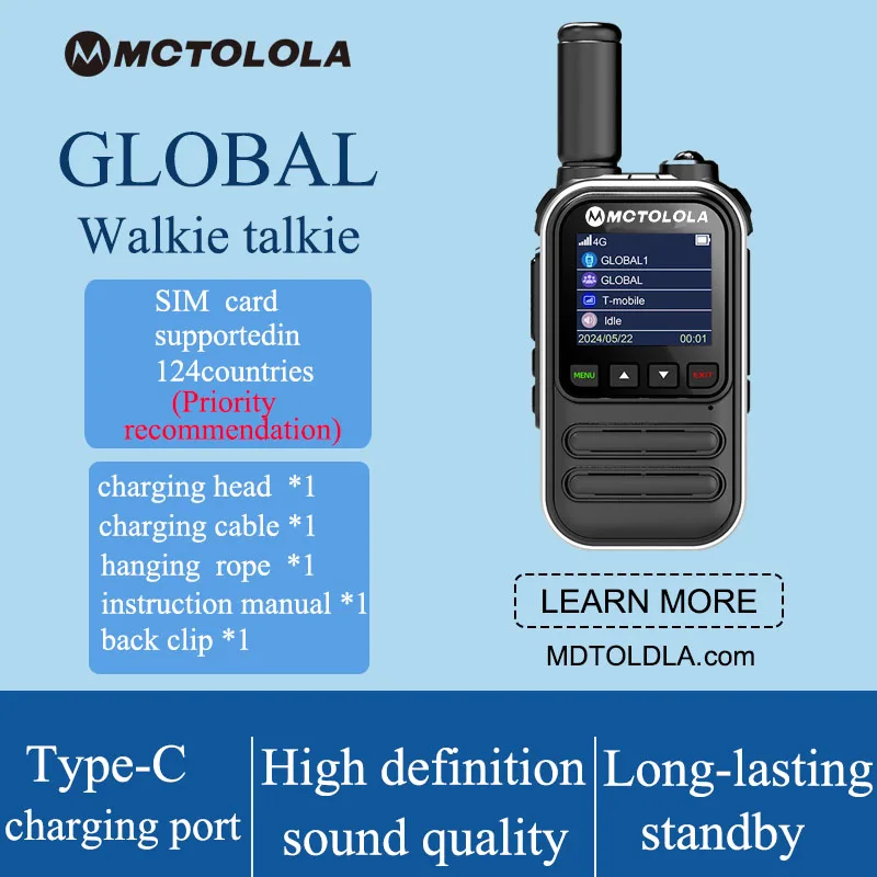 MOTOLOLA 4G/5G walkies-talkie,Unlimited distance， global police civilian fleet Professional two-way radio 8000km walkies-talkie