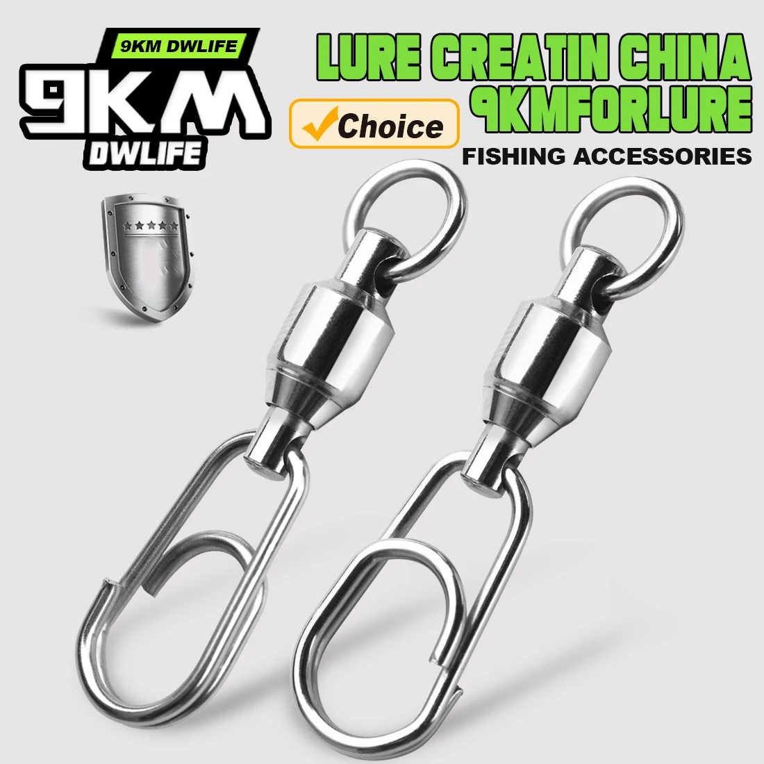9KM 10Pcs Fishing S… - image
