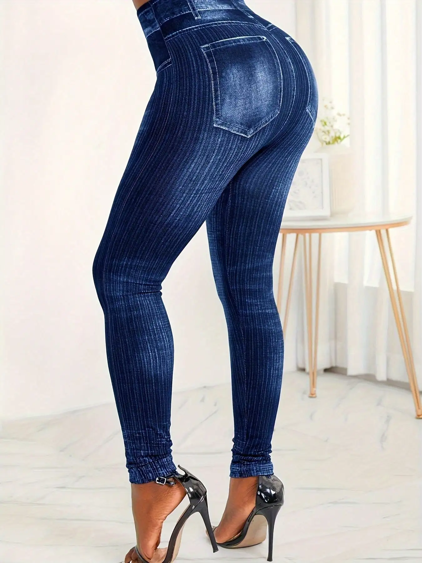 Women's Plus Size Casual Pants Simple Solid Color Fashionable Pocket High Waist Zipper Casual Long Tight Pants