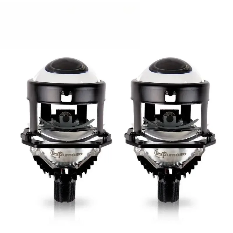 

New Spotlight Left Hand Drive for Cross K112 Laser Lens Car LED Headlights, Dual Lamp Cups, Direct High Beam Cannon Headlights