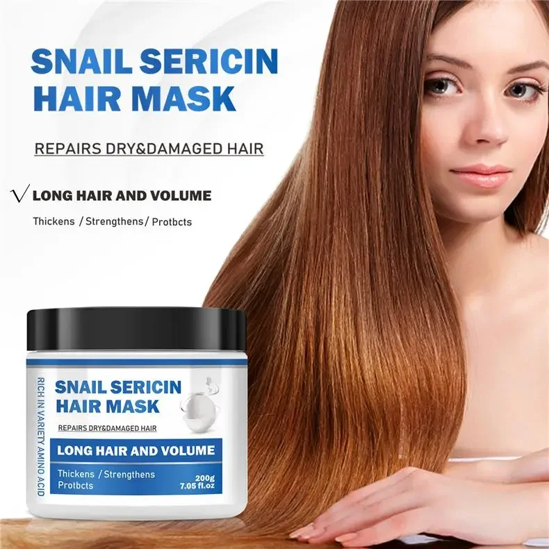 Hair mask neutral spot snail silk repair split frizz free steaming hair mask