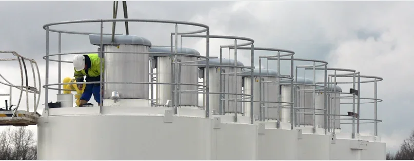 Staubsammler aus Zement SiloTop R03 mit Filterkartuschen