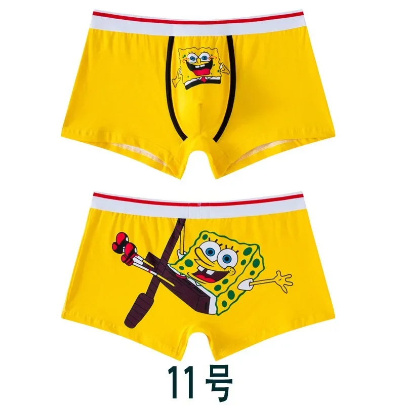 Kawaii Crayon Shin-Chan Series Printed Men\'s Fashion Cotton Underpants Cute Cartoon Comfortable Low Waist Briefs Various Size