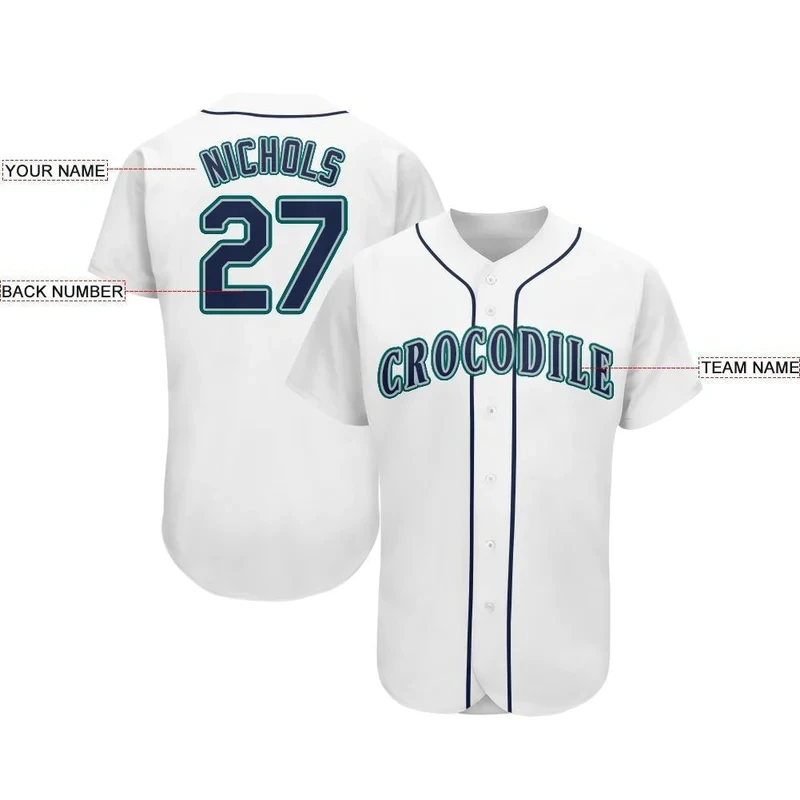 Custom Baseball Jersey Men and Women Section Shirt 3D Printed Shirt Casual Team Shirts Hip Hop Unisex Tops