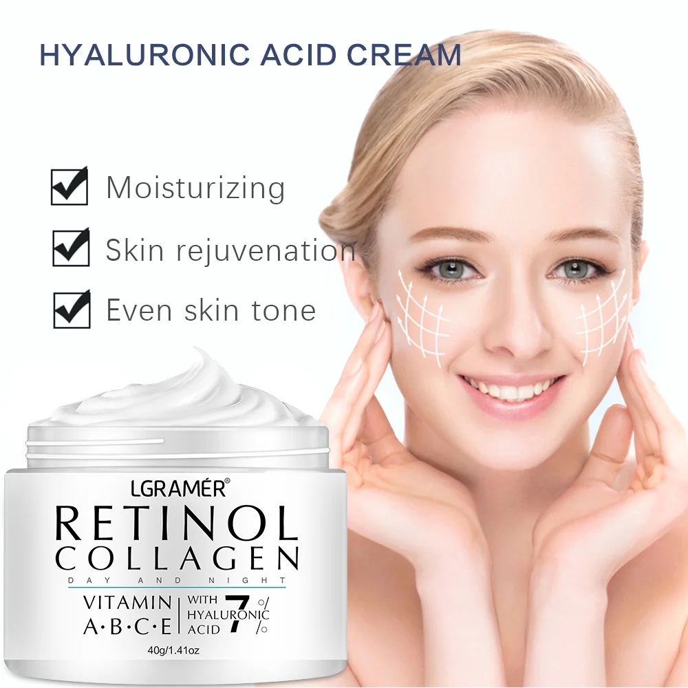 Retinol Wrinkle Remover Face Cream Firming Lifting Anti Aging Fade Fine Lines Moisturizing Whitening Repair Skin Care Cosmetics