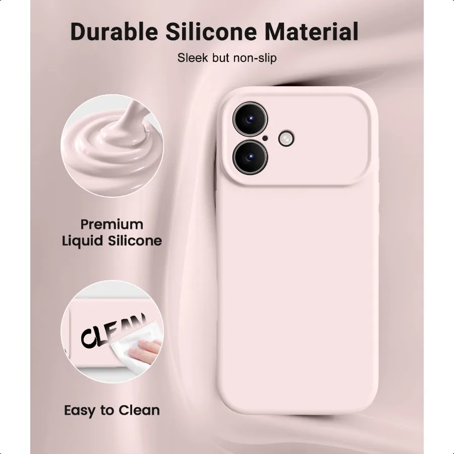 Magnetic for iPhone 17 CaseCompatible with Magsafe Classic Liquid Silicone Mobile Phone Case Integrated Camera Control Button A