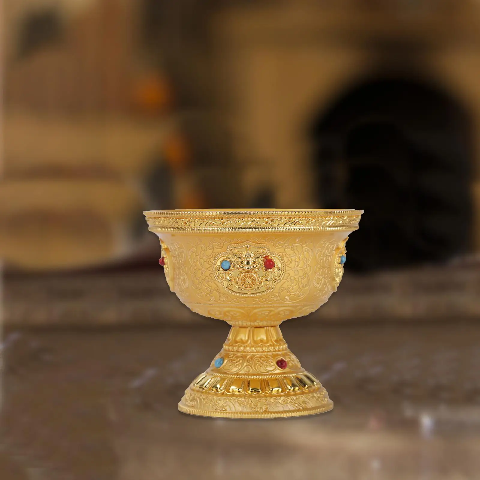 

Worship Cup Home Buddhist Alar Supplies Tibetan Buddhist Water Offering Bowl