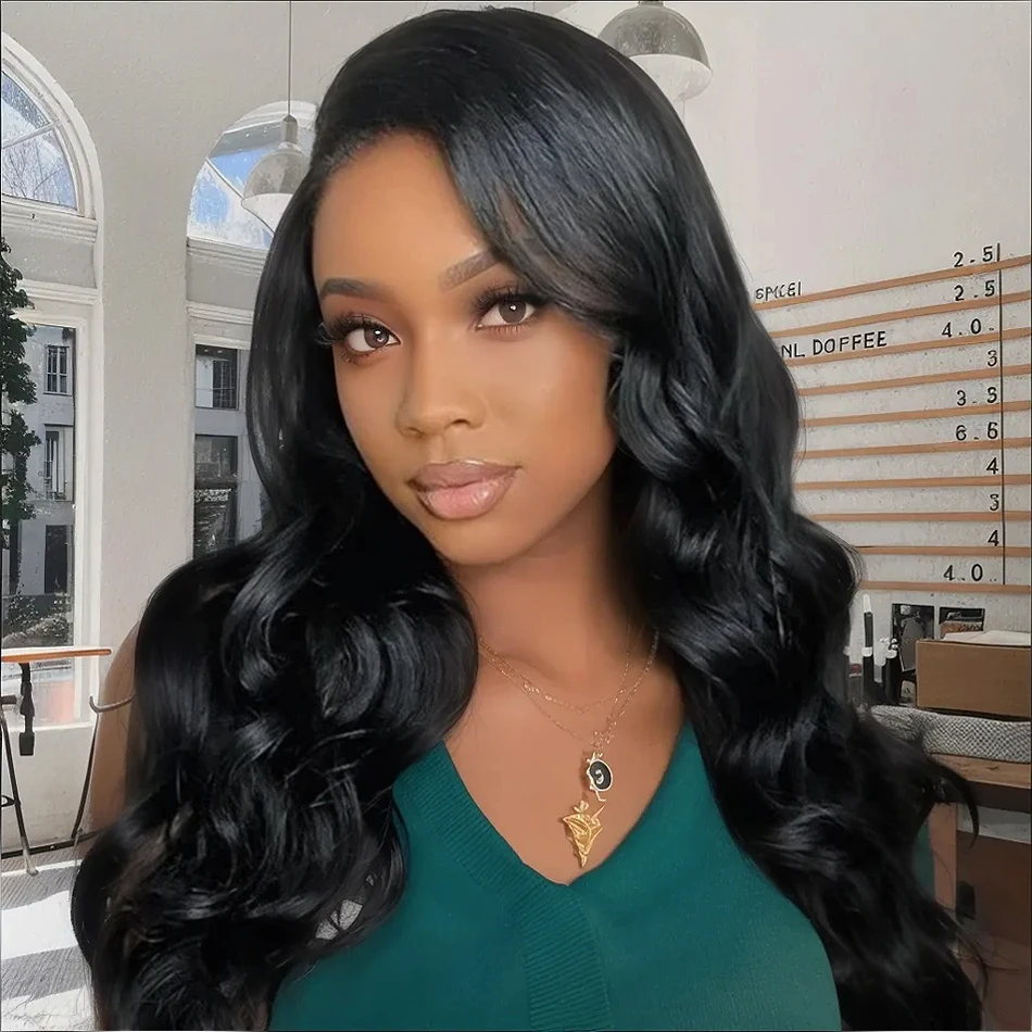 

HD Transparent Body Wave 200 Density 30 40 Inch PrePlucked For Black Women 13x4 13x5 Lace Front Wig Lace Frontal Human Hair Wig