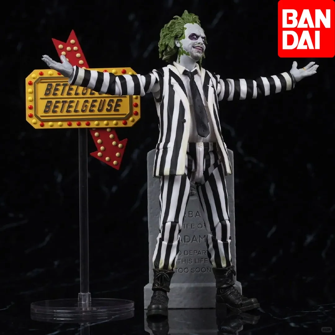 

In Stock 100%Original Bandai S.H.Figuarts Shf Beetle Juice Action Figure Toy Gift Model Collection Hobbies Action Figure
