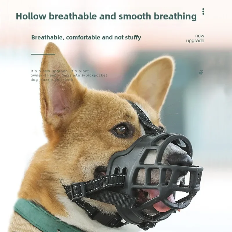 Dog Muzzle To Prevent Biting and Eating, Golden Retriever Mask, Corgi Mouth Cover, Small and Large Dogs Cover, Pet Supplies