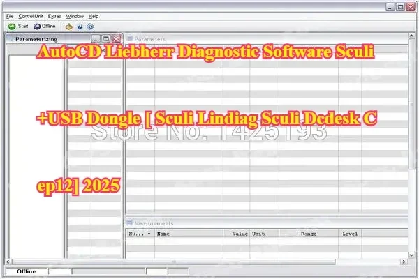 AutoCD Liebherr Diagnostic Software Package+USB Dongle [ Sculi Lindiag Dcdesk Cep12 BODAS DcDesk 6.1 LIDIS ] 2026