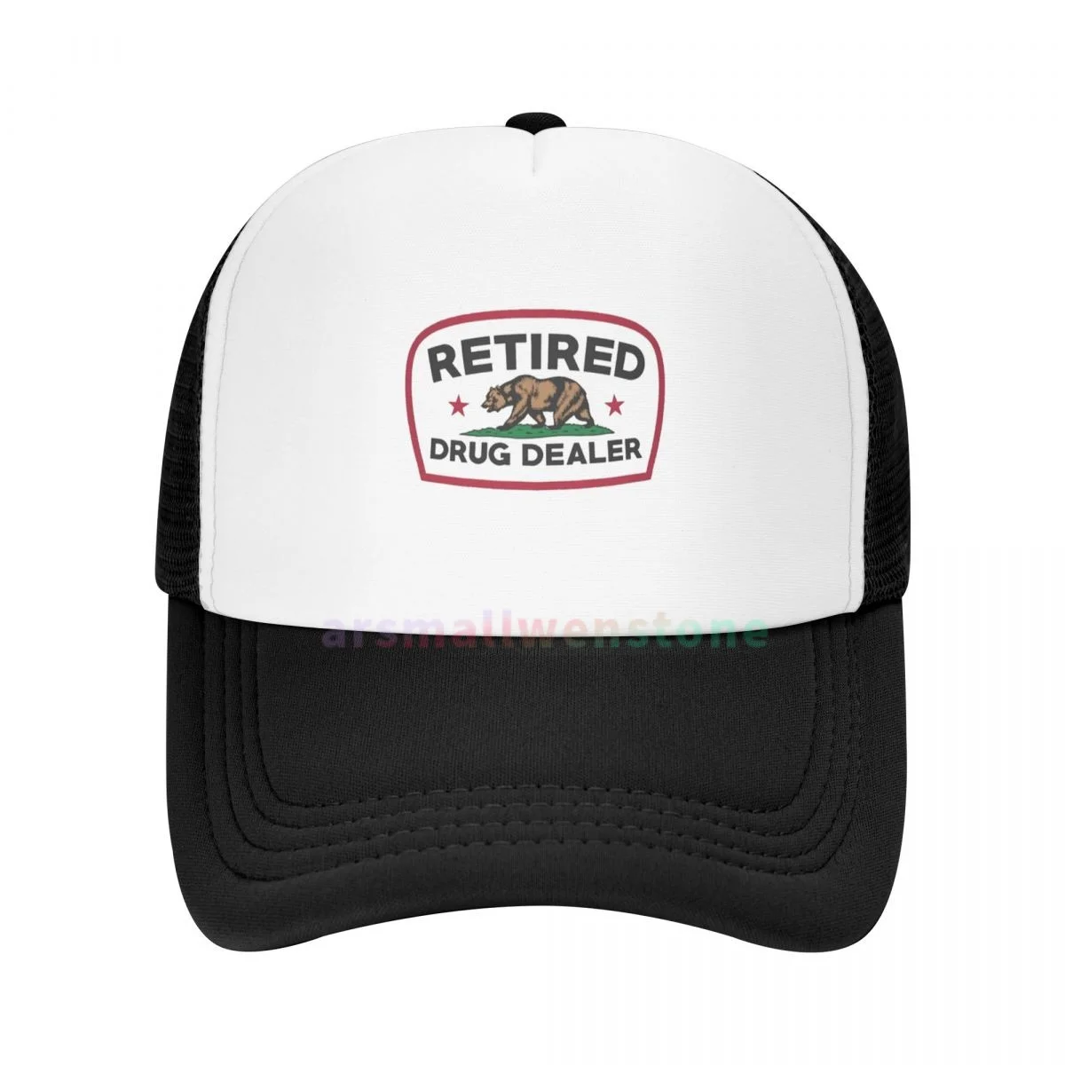 Retired Drug Dealer Unbeatable Comfort and Style: Baseball Cap All Day Comfort Mesh Snap Back Black Trucker Hat