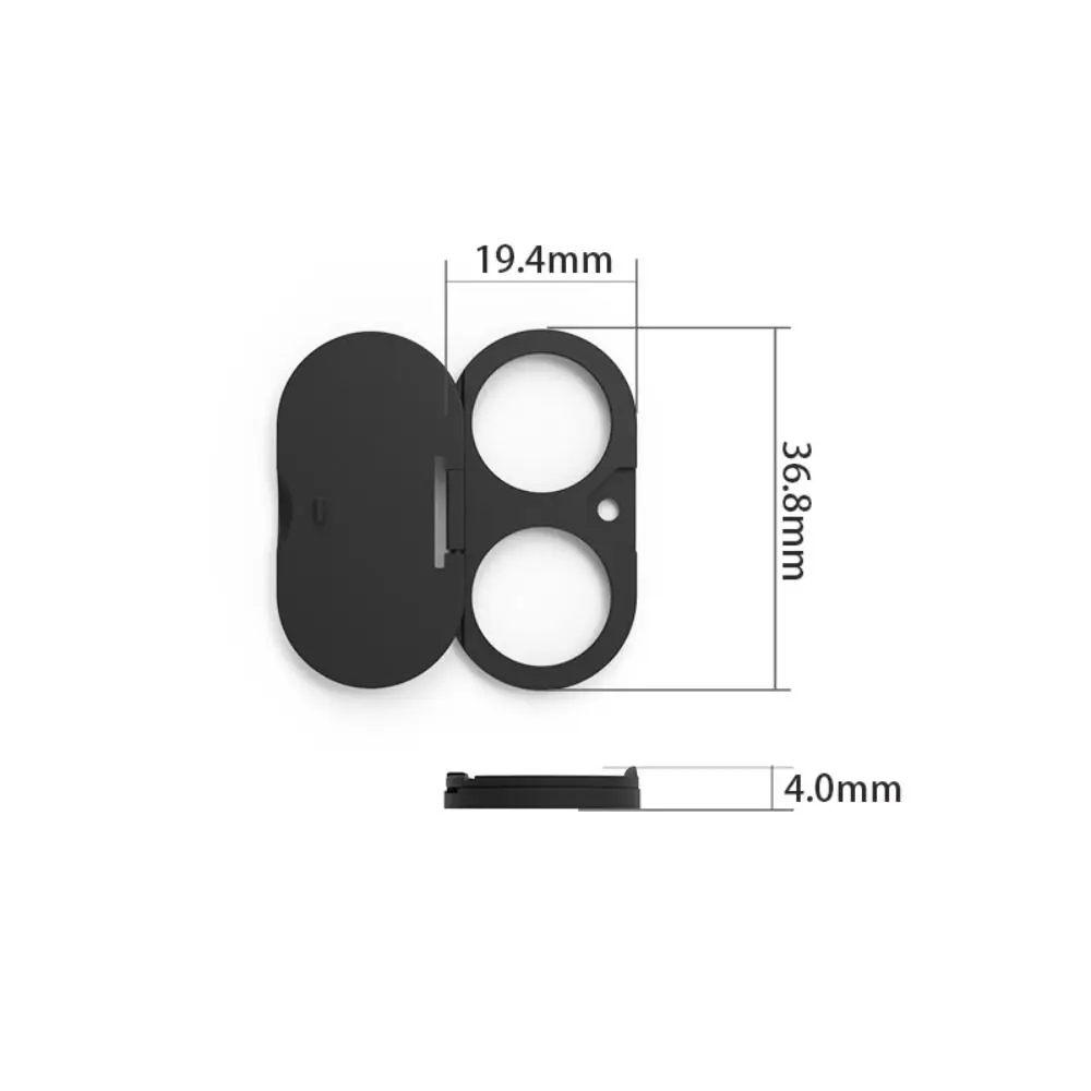 Protective Back WebCam Cover Sticker Anti-Scratch Camera Lens Cap Plastic Phone Lens Privacy Protector for iPhone 16/16Plus