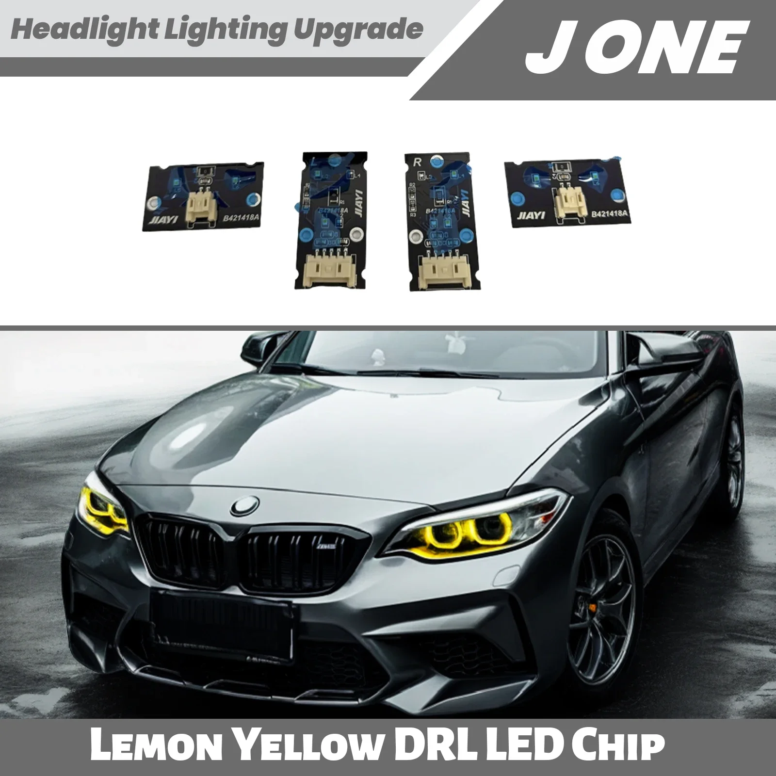 DRL LED Light Chip for BMW 2 Series M2 F22 F23 F87,Yellow Source Module Fits 2014-2019 OEM Adaptive LED Headlight Upgrade M235