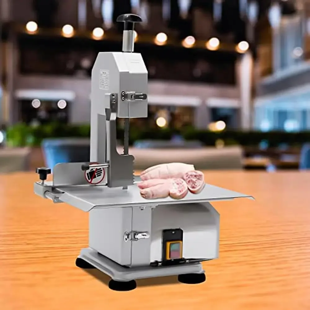 Electric Deli Meat Slicer with High Power Motor and Adjustable Blade Commercial Food Slicer Meats Cheeses Vegetables Sturdy