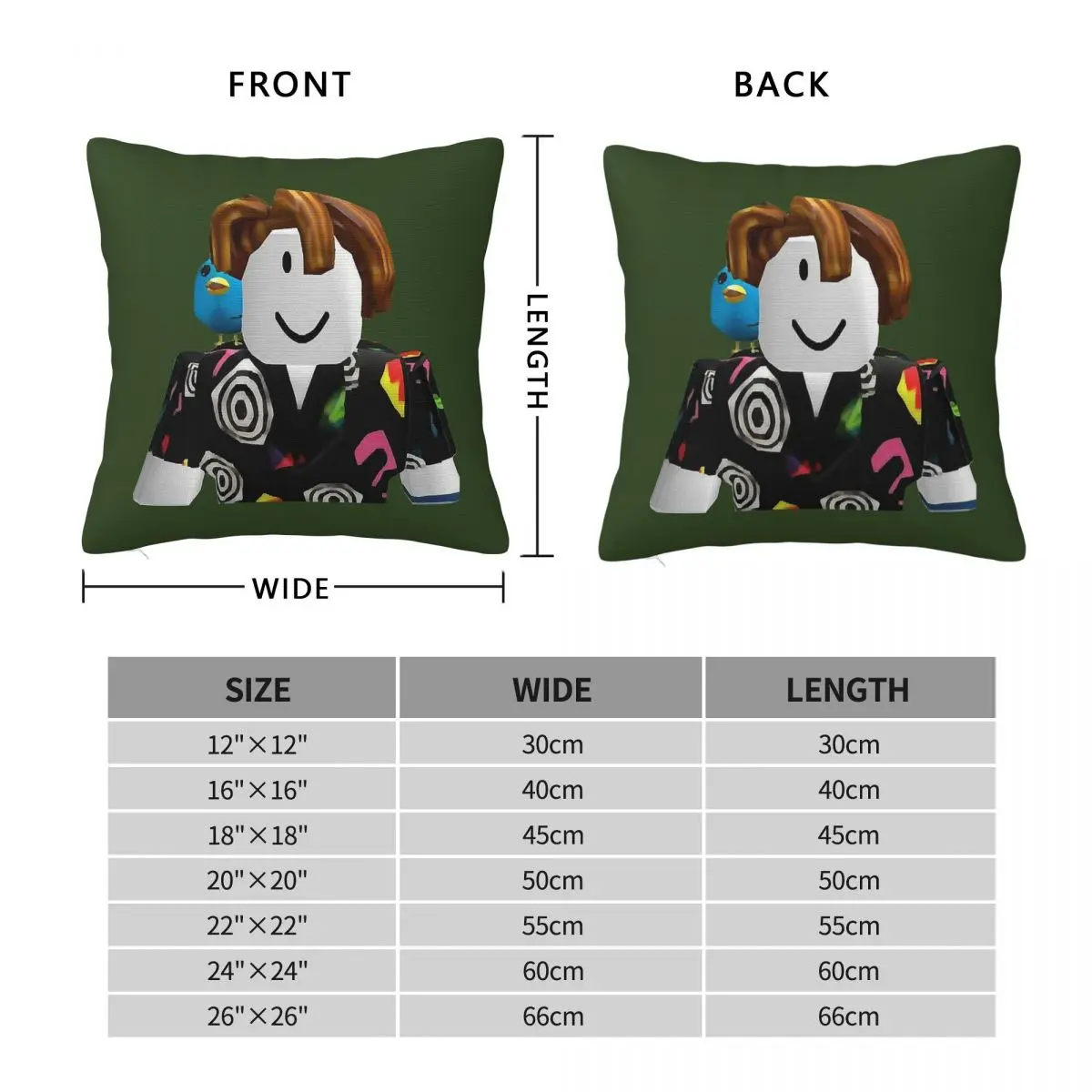 Pet Simulator X Code Square Pillowcase Polyester Linen Velvet Pattern Zip Decorative Room Cushion Cover