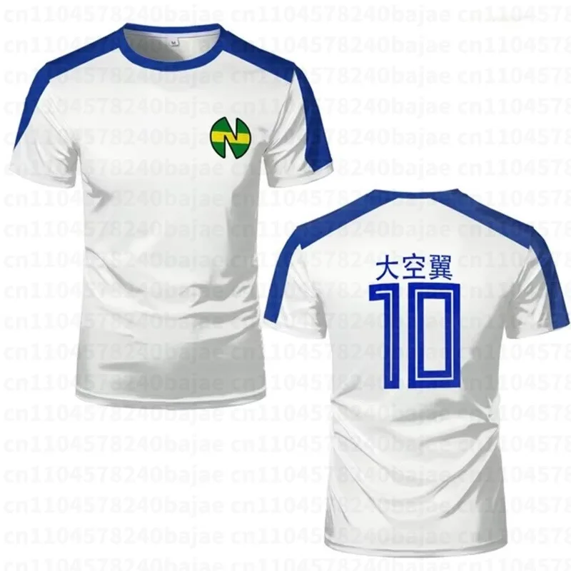 2026 Sports T-shirts for Men Captain Anime Jersey Cosplay Custom Tops Loose Men and Women Kid Quick-drying Sportswear Tees