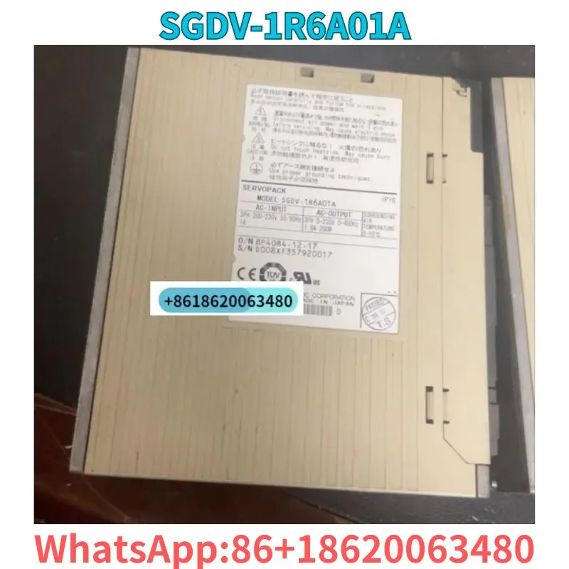 Second hand SGDV-1R6A01A has been repaired and shipped in good condition