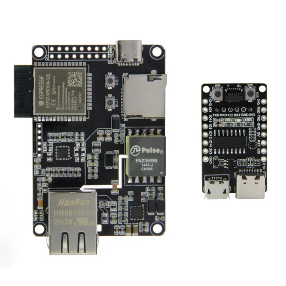 TTGO T-Internet-POE ESP32 Ethernet Adapter and Downloader Expansion Board