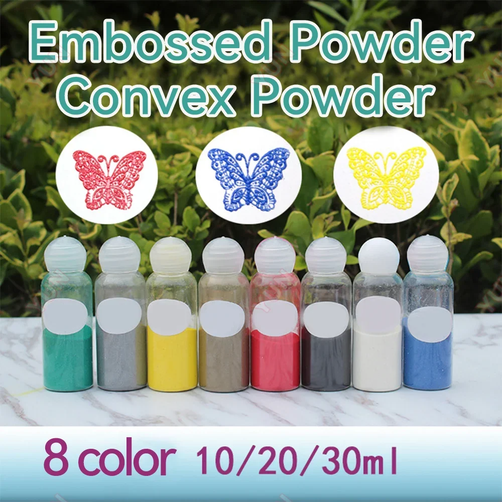 

New Paint Metallic Pigment Emboss Powder DIY Shining Stamping Scrapbooking Convex Powder Pigment Craft Art Supplies Accessories