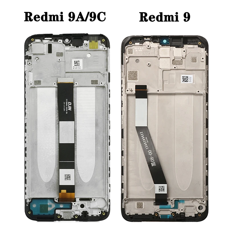 High Quality LCD For Xiaomi Redmi 9 9A 9C LCD With Frame Display And Touch Screen Assembly For Redmi 9 M2004J19AG M2004J19C LCD